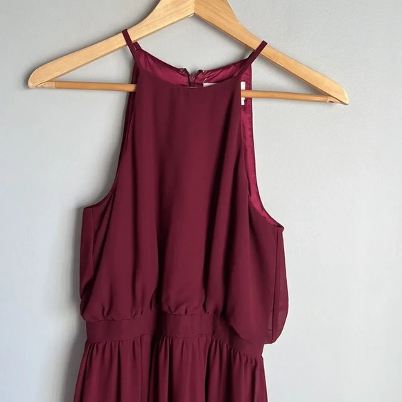 BHLDN Cayenne Burgundy Dress - Picture 4 of 11